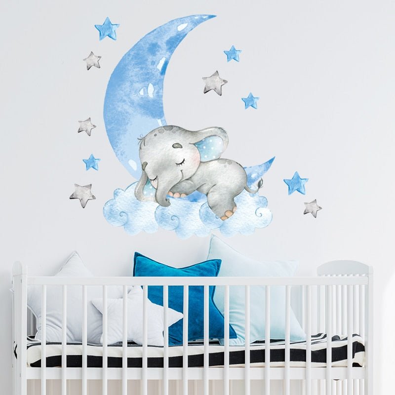 BabyElephant™ - Autocollants muraux pour chambre de bébé | bébé - Mother baby shopping