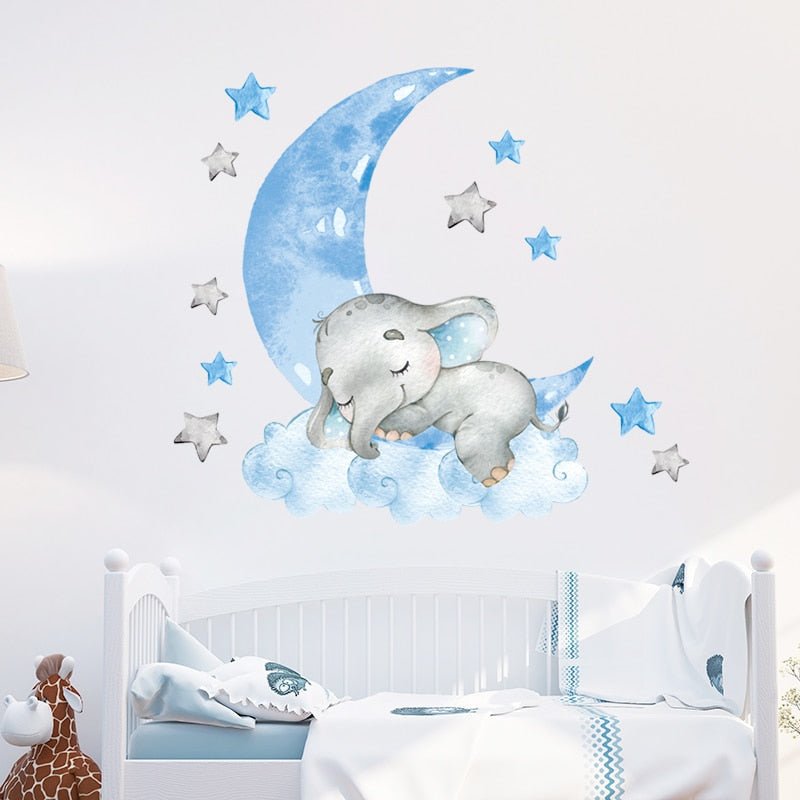 BabyElephant™ - Autocollants muraux pour chambre de bébé | bébé - Mother baby shopping