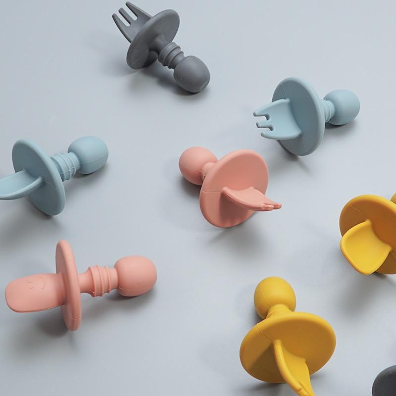 CuttieSpoon™ | Cuillère et fourchette pour bébé | Maman - Mother baby shopping