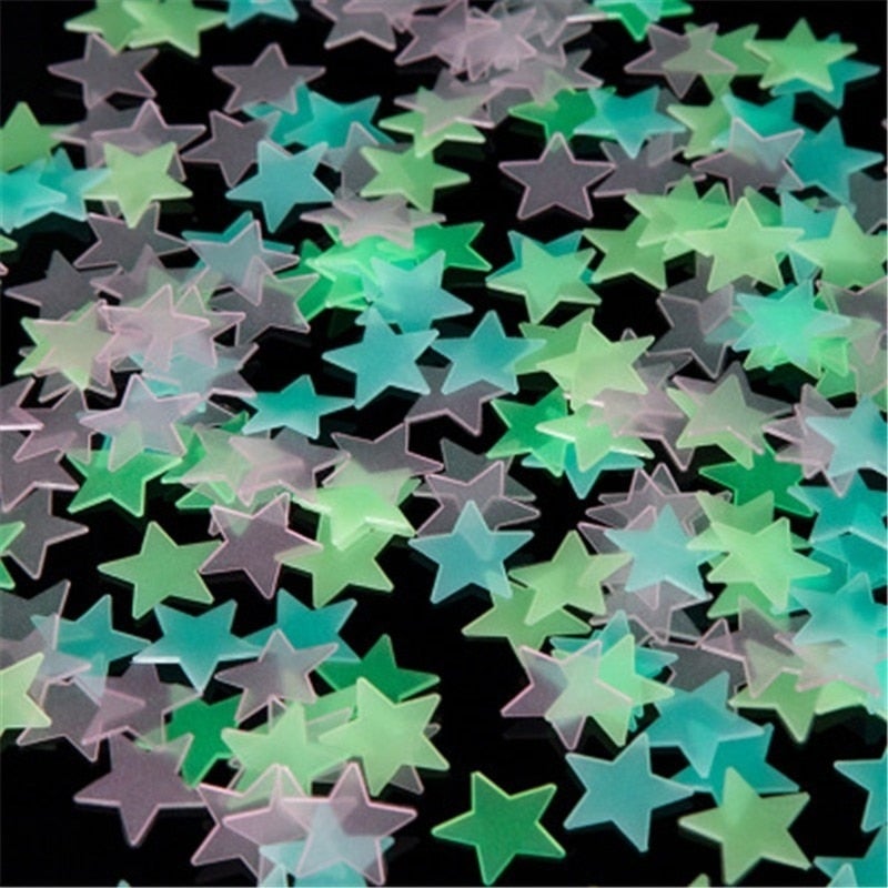 DarkStars™ - Étoiles 3D scintillantes dans la nuit | bébé - Mother baby shopping