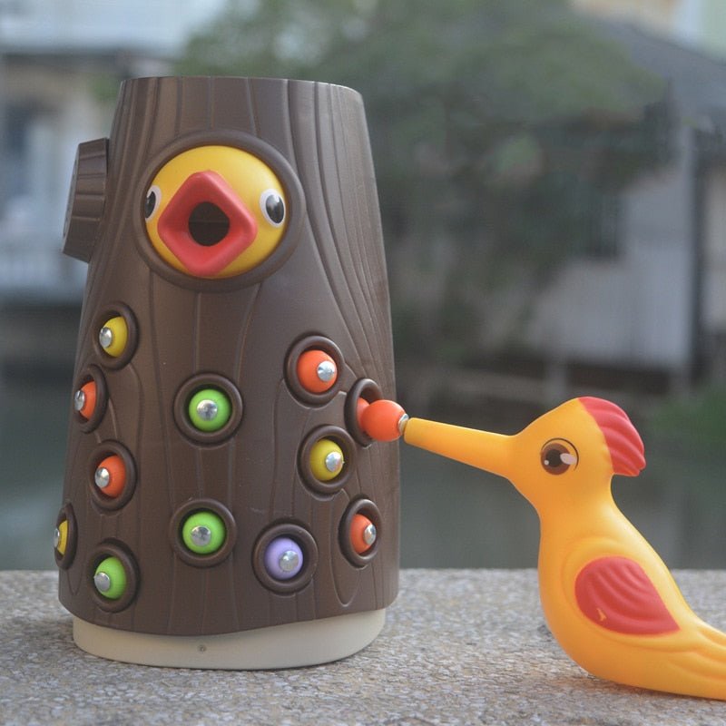 FeedingBird™ - Jouets magnétique attrape - ver | Jeux enfants - Mother baby shopping