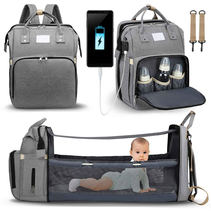 Sac à langer portatif | Berceau de voyage BabyNappy™ - Mother baby shopping