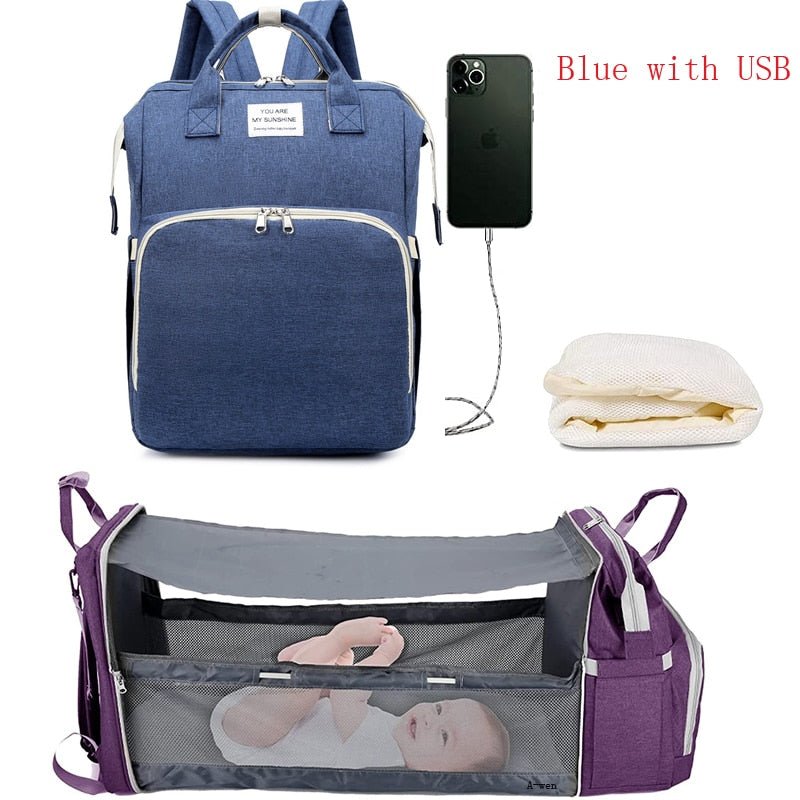 Sac à langer portatif | Berceau de voyage BabyNappy™ - Mother baby shopping