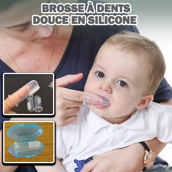 Silicone Toothbrush™ durable, amusante et adoucissante - Mother baby shopping