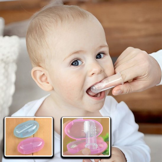 Silicone Toothbrush™ durable, amusante et adoucissante - Mother baby shopping