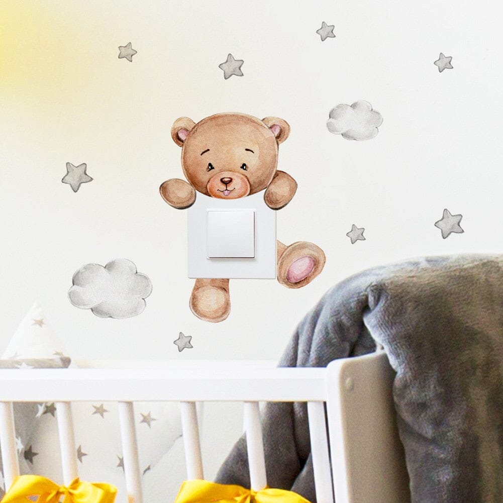 Stickybear™ - Sticker ourson décoratif | Chambre d'enfants - Mother baby shopping