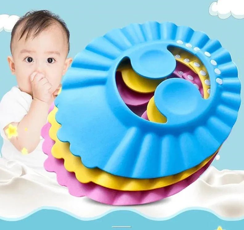 Visière chapeau pour douche bébé I ShampooCap™ - Mother baby shopping
